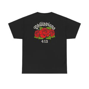 Philippians 4:13 Heavy Cotton Tee