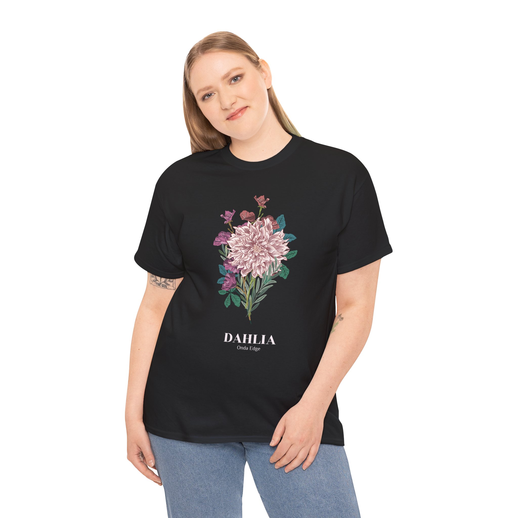 Dahlia Heavy Cotton Tee - Image 3